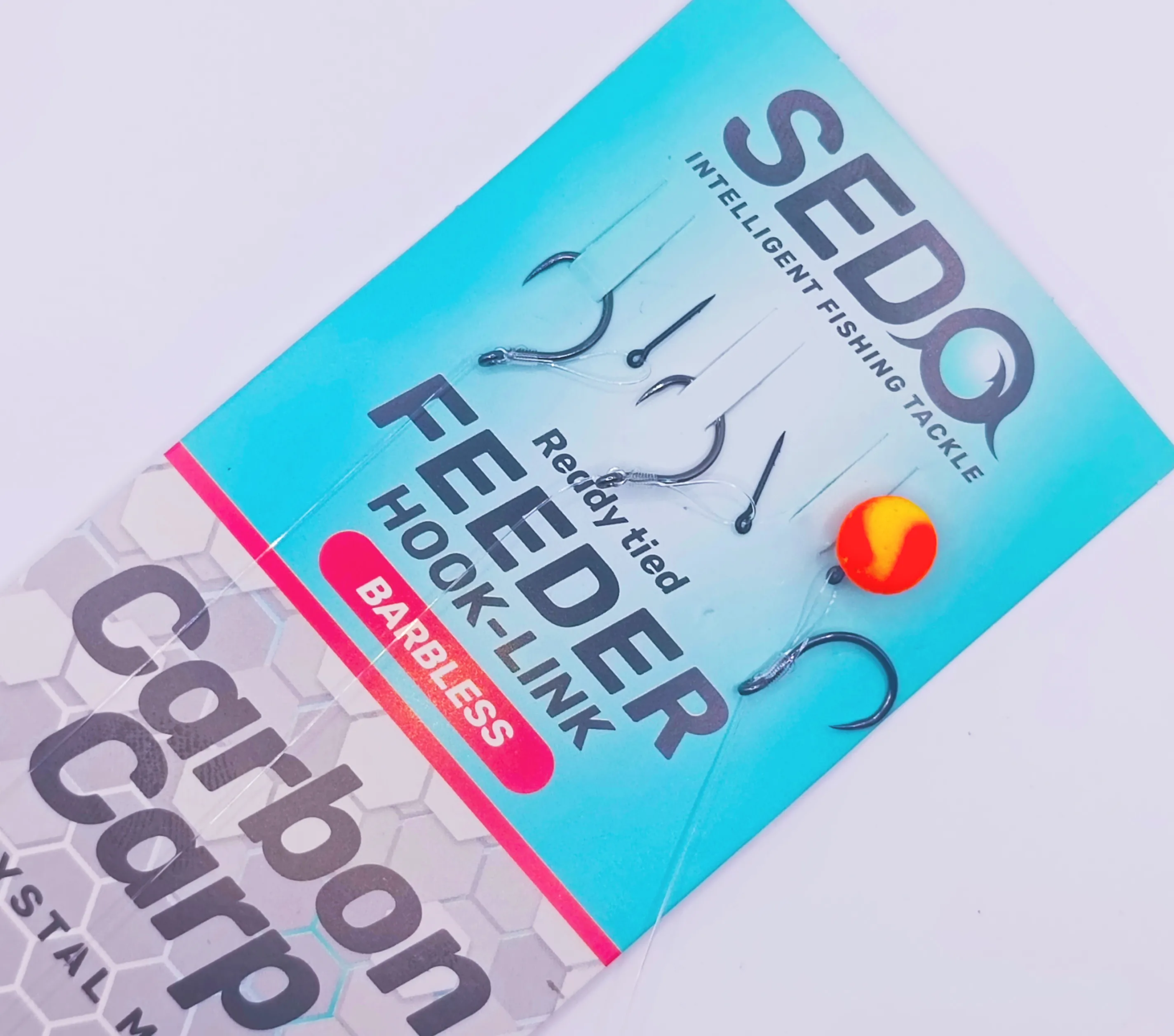 Carbon Carp Crystal Monofil Feeder rig Barbless - Szakáll Nélküli Feeder előke - Image 7