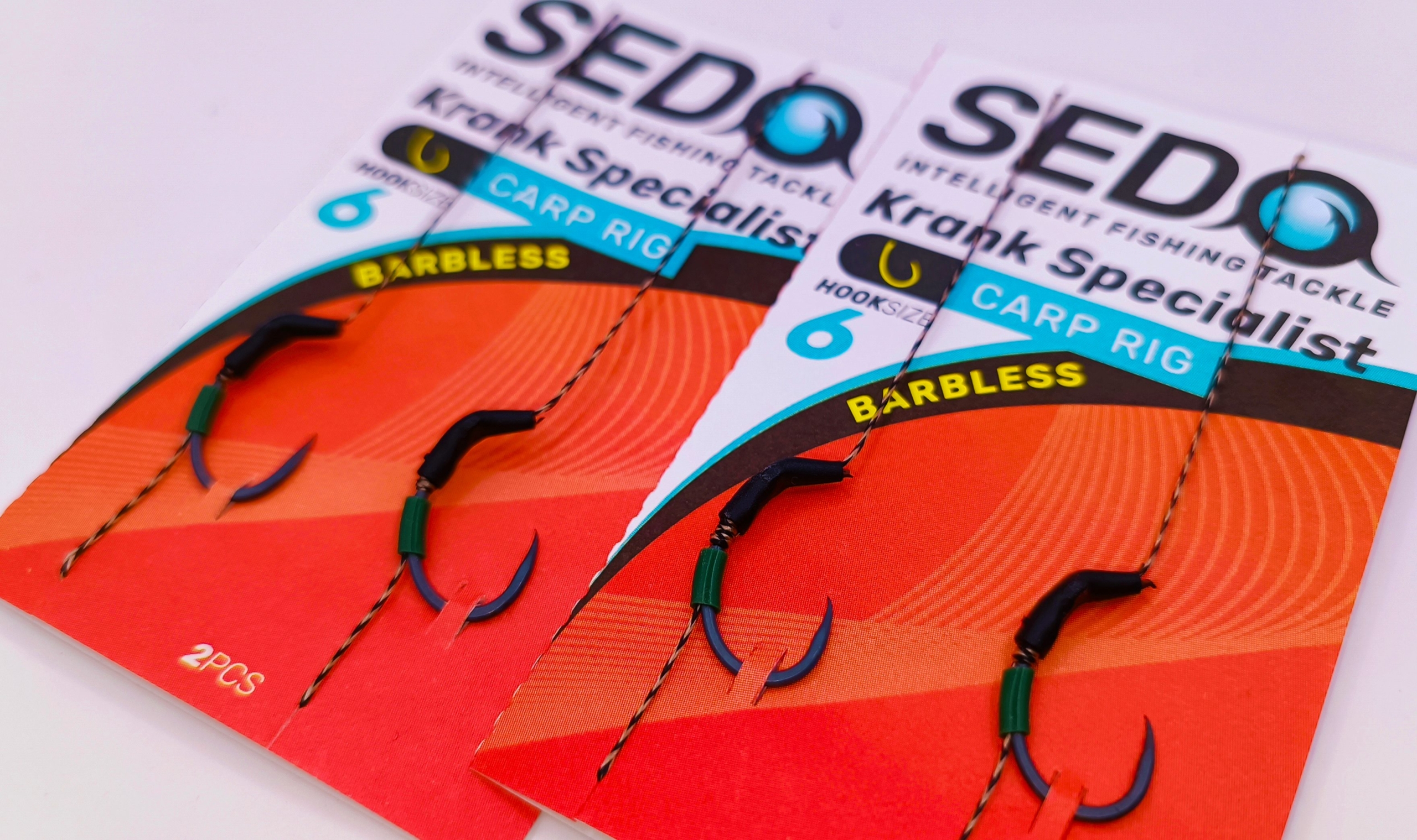 Krank Specialist Barbless - Szakáll Nélküli Előkötött bojlis horog előke - Image 3