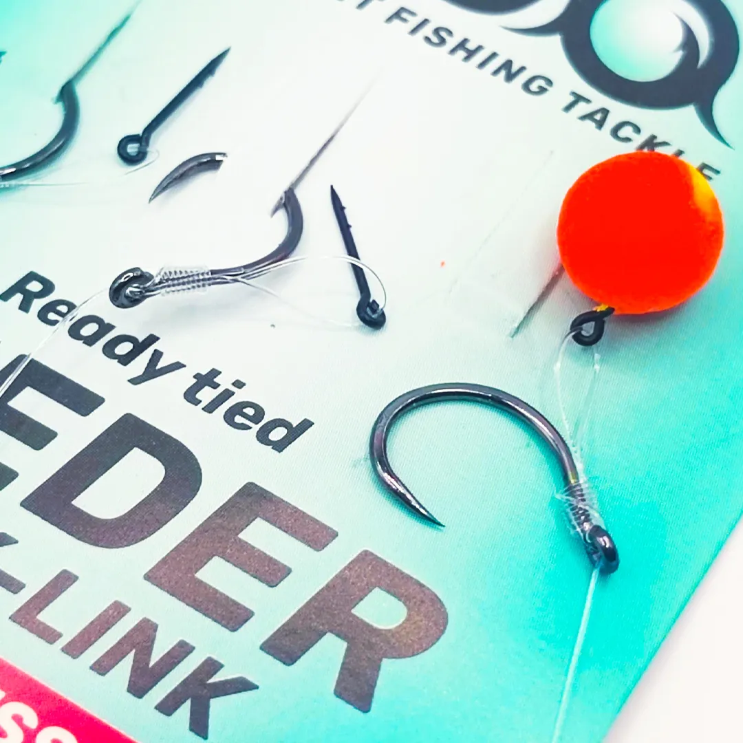 Carbon Carp Crystal Monofil Feeder rig Barbless - Szakáll Nélküli Feeder előke - Image 5